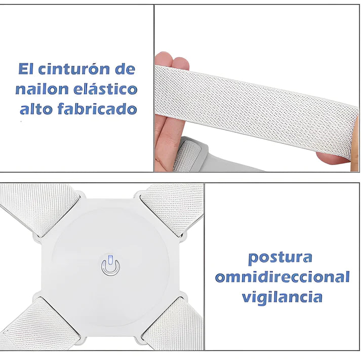 Corrector Postural Inteligente - UNISEX (ajustable a múltiples tamaños de cuerpos)