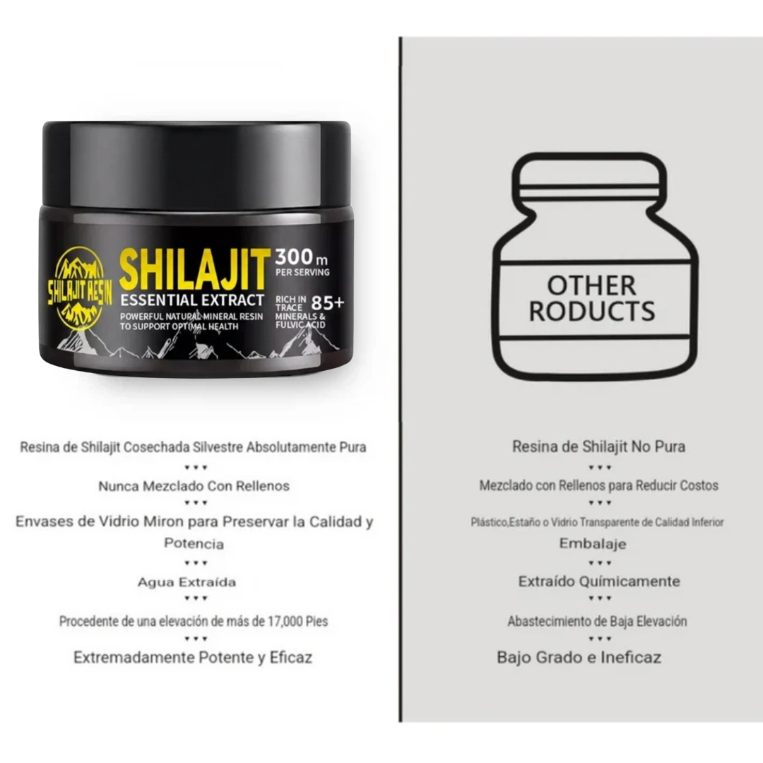 Shilajit 100% Puro del Himalaya