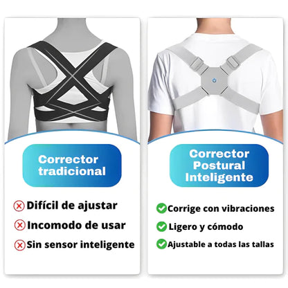 Corrector Postural Inteligente - UNISEX (ajustable a múltiples tamaños de cuerpos)