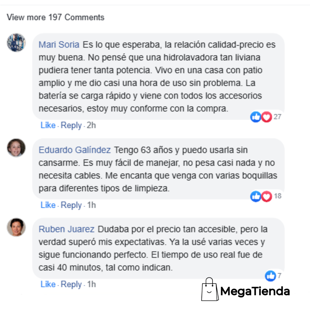 HIDROLAVADORA INALÁMBRICA DE ALTA PRESIÓN