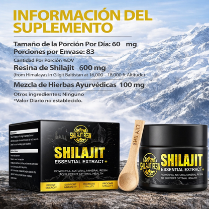 Shilajit 100% Puro del Himalaya