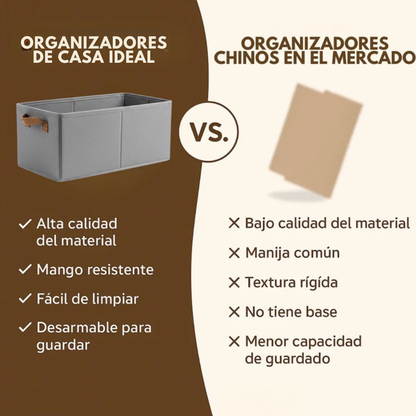 Organizadores de Ropa Plegables (Compra 1 y llévate 3)