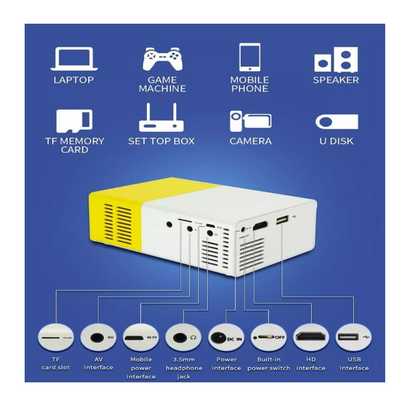 Proyector Portátil Led Hd 1080p